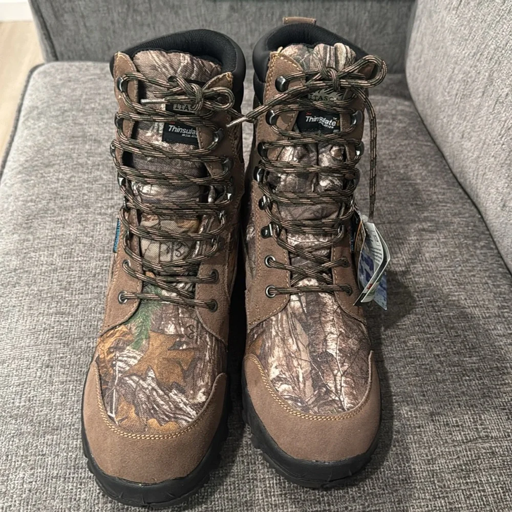 Itasca Men's Boots Waterproof All Terrain Thinsulate Sz.12 Winter Camo Hunting